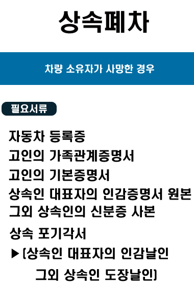 상속폐차